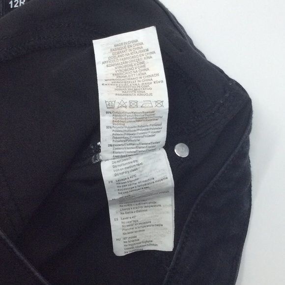 Golddigga Pretty Stretch Black Skinny Jeans (12R) - Picture 8 of 8